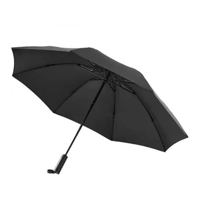 Зонт Xiaomi 90 Points с светодиодным фонариком Automatic Umbrella with LED Flashlight Чёрный