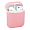 Чехол для Apple AirPods 1/2 Silicone Case Pink, розовый
