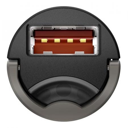 Автомобильная зарядка в прикуриватель быстрая Baseus Tiny Star Mini Quick Charge 30W VCHXXU QC 3.0 (VCHX-A0G) Черный