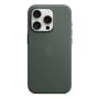 Чехол FineWoven Case для Apple iPhone 15 Pro с MagSafe Evergreen, зеленый