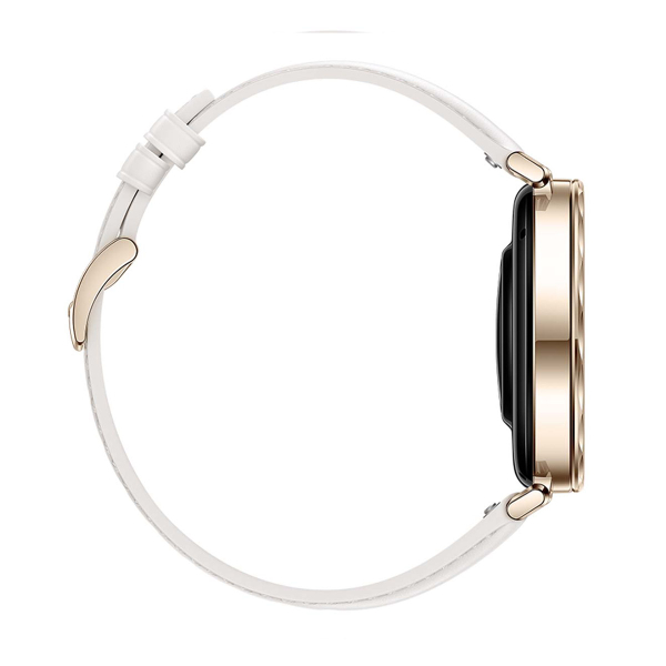 Часы HUAWEI Watch GT 5 Gold, 41 мм, цвет корпуса золотистый, цвет ремешка белый