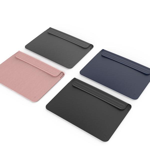 Чехол для MacBook Pro 16.2" 2021/25 WiWU Skin Pro II Leather Sleeve Черный