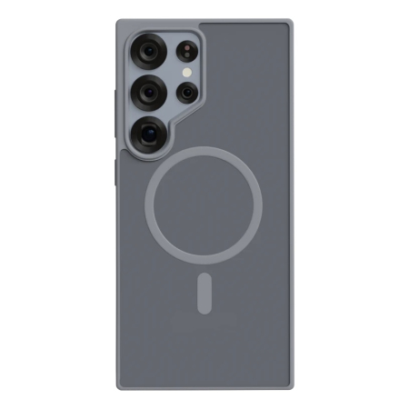 Чехол для Samsung S25Ultra AceCase Soft Rim Gray(KA032), серый