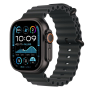 Apple Watch Ultra 2 (2024), 49 мм корпус из титана цвета «Black», ремешок Ocean Band цвета «Black»