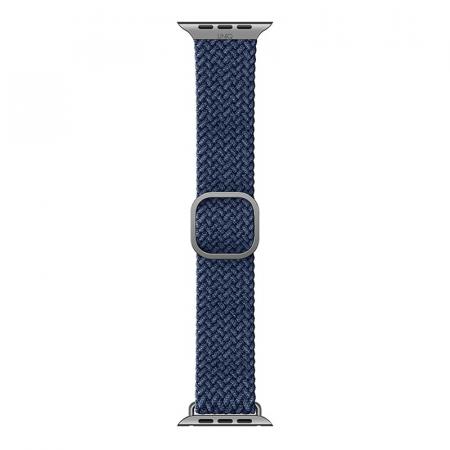 Ремешок для Apple Watch 42/44/45 mm UNIQ ASPEN Strap Braided (44MM-ASPOBLU) Синий