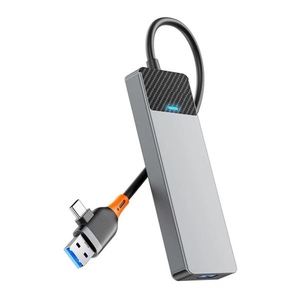 Хаб WiWU Linker Series Hub (A431C) Серый