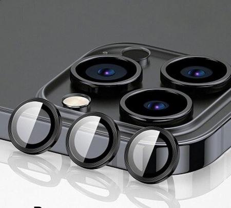 Защитное стекло для камеры iPhone 15/15 Plus SUPGLASS Anti Glare Camera lens glass (XC-31) Чёрный