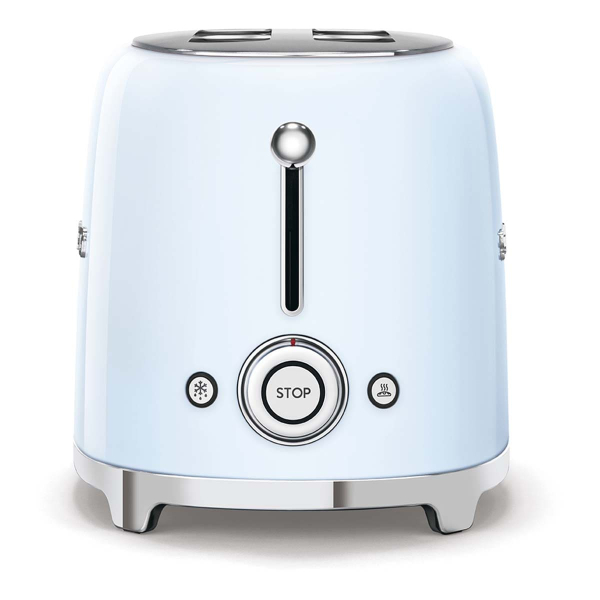 Тостер на 2 ломтика SMEG 50s style (TSF01PBEU) Пастельный голубой