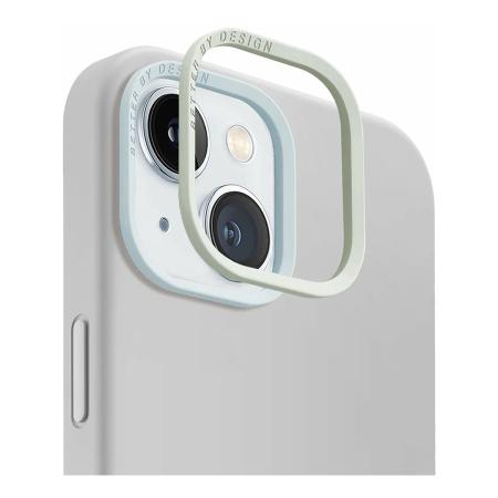 Чехол для iPhone 15 с Magsafe UNIQ Lino (IP6.1(2023)-LINOHMCGRY) Серый