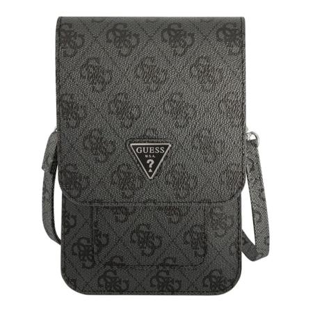Сумка-чехол для смартфонов Guess Wallet Bag 4G with Triangle logo (GUWBP4TMGR) Серый