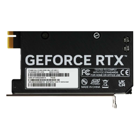 Видеокарта Palit Nvidia GeForce RTX 4060 Dual OC 8 Гб GDDR6 128 бит (NE64060T19P1-1070D)