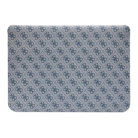 Чехол Guess для ноутбуков 13"/14" Sleeve 4G Bottom stripe Metal logo (GUCS14PS4SGB) Голубой